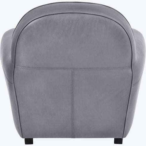 Libra Midhurst Club Chair Concrete Colour Leather